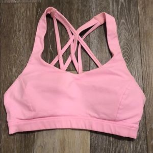 Lululemon pink sports bra